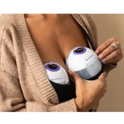 Tire-lait mains libres Double Blanc