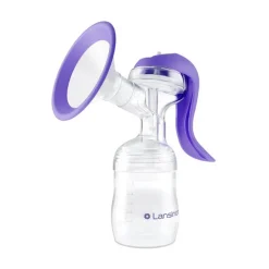 Tire-lait manuel avec accessoires violet
