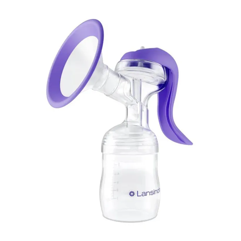 Tire-lait manuel avec accessoires violet
