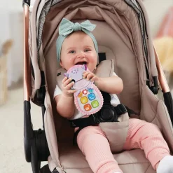Téléphone hippopotame rose Allo bébé Toudoux