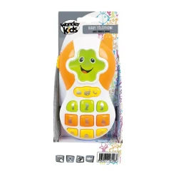 Téléphone musical et lumineux (coloris aléatoire)