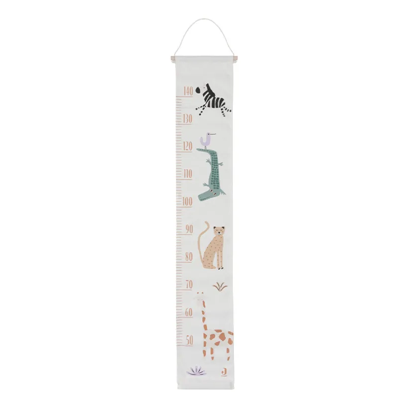 Toise murale en tissu Jungle Jambo