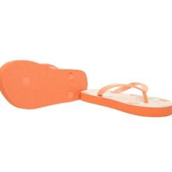 Tongs à bride pailletée imprimé cœurs pour fille avec lanière selon l'âge