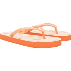 Tongs à bride pailletée imprimé cœurs pour fille avec lanière selon l'âge