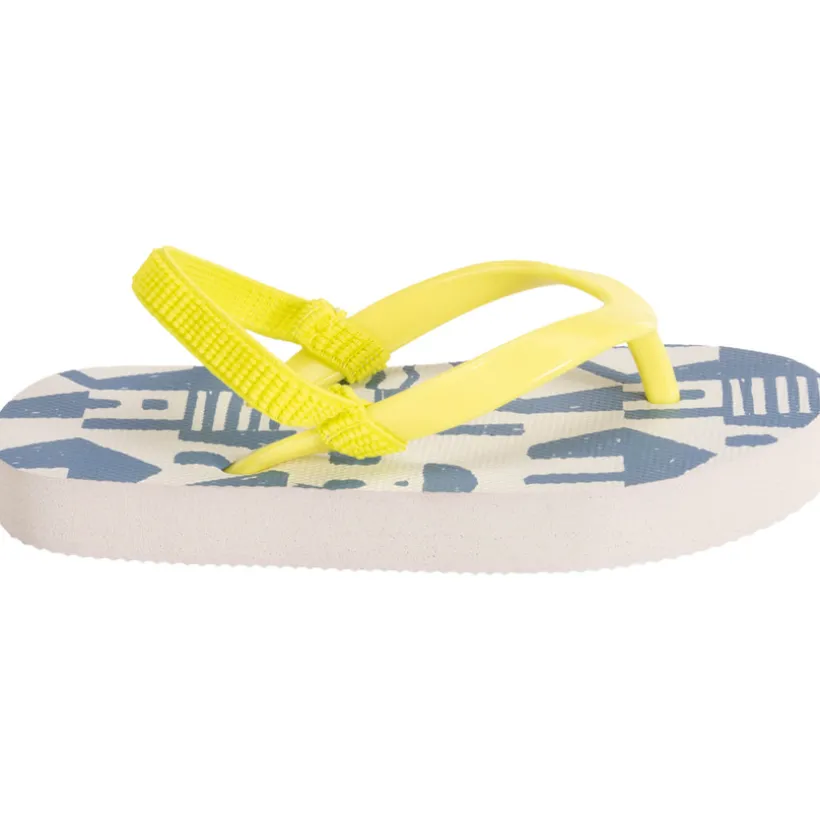 Tongs imprimé abstrait pour garçon avec lanière selon l'âge