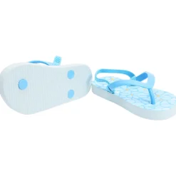 Tongs imprimé fleurs pour fille avec lanière selon la pointure