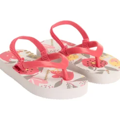 Tongs imprimé floral pour fille