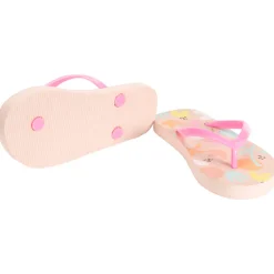 Tongs imprimé palmiers arty pour fille avec lanière selon l'âge