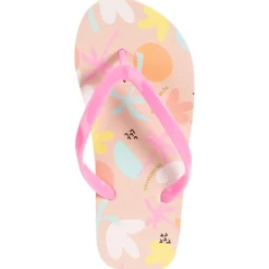 Tongs imprimé palmiers arty pour fille avec lanière selon l'âge