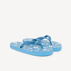 Tongs imprimé plage pour garçon avec lanière selon la pointure