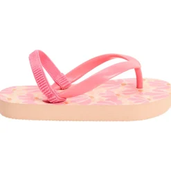 Tongs imprimé pétales pour fille avec lanière selon la pointure