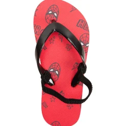 Tongs imprimé Spider-Man Marvel pour garçon avec lanière selon la pointure