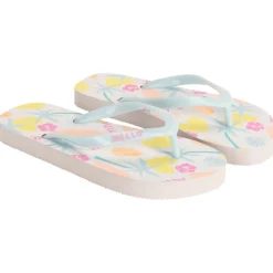Tongs imprimé été et bride printée pour fille avec lanière selon l'âge