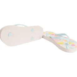 Tongs imprimé été et bride printée pour fille avec lanière selon l'âge