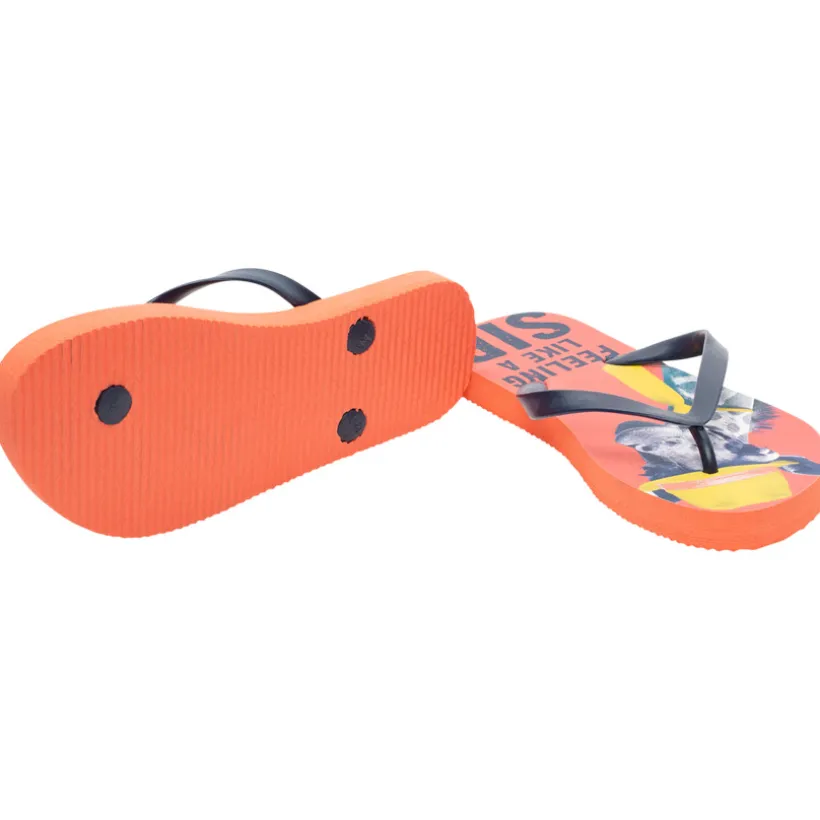 Tongs print girafe et message pour garçon