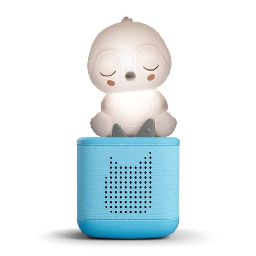 Tonie-veilleuse Doudou Pingouin blanc