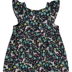 Top en voile imprimé jungle pour bébé fille