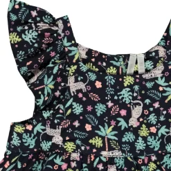 Top en voile imprimé jungle pour bébé fille