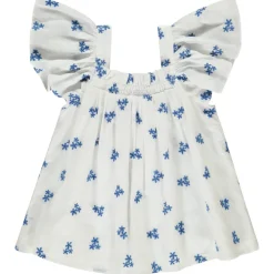 Top péplum imprimé fleuri pour fille