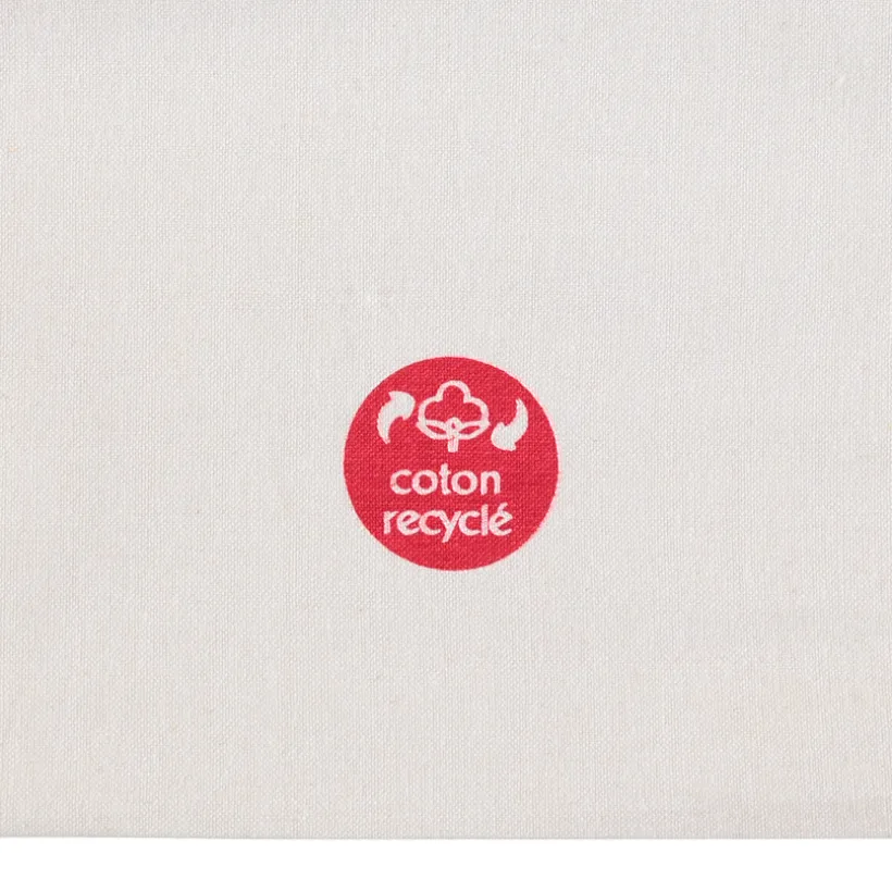 Tote bag en coton recyclé à imprimés fantaisie