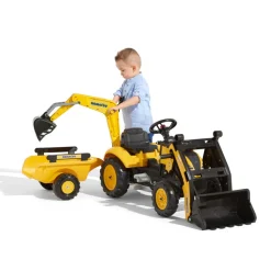 Tractopelle à pédales Komatsu