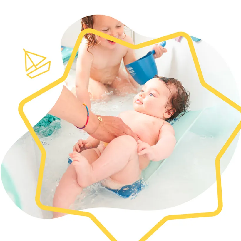 Transat de bain ergonomique - Bleu