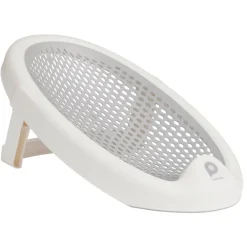 Transat de bain pliable en silicone gris/blanc