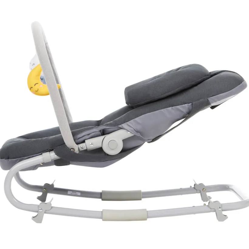 Transat pliable avec arche Comfy gris