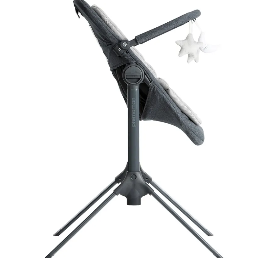 Transat réglable en hauteur Uppy gris