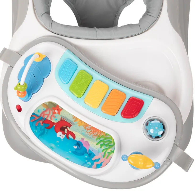 Trotteur 2 en 1 Sea World - Gris