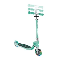 Trottinette Flow Foldable Junior Lights vert menthe