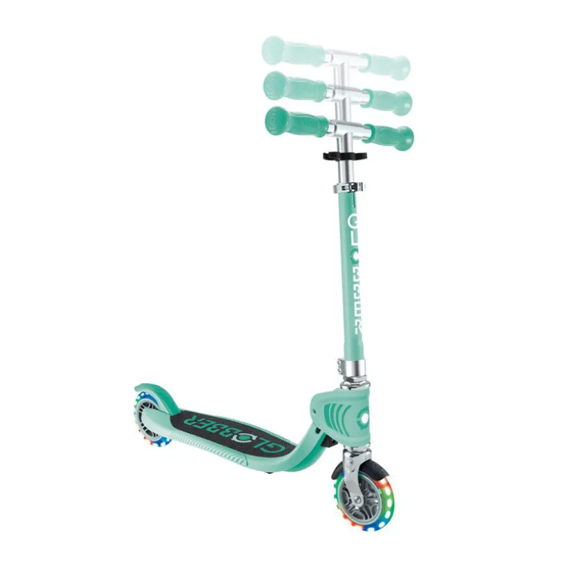 Trottinette Flow Foldable Junior Lights vert menthe