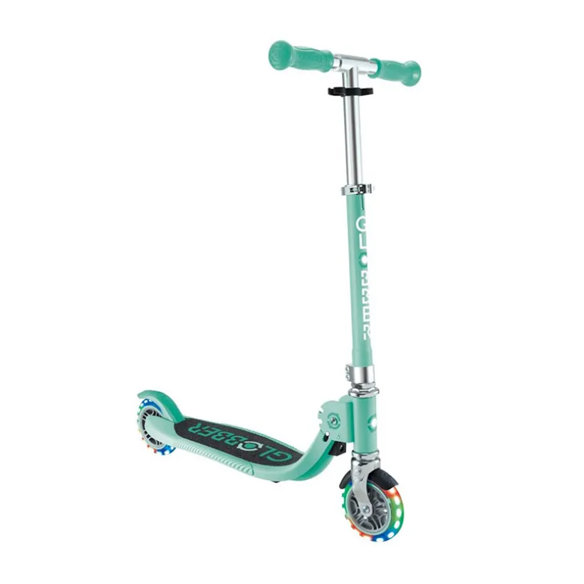 Trottinette Flow Foldable Junior Lights vert menthe
