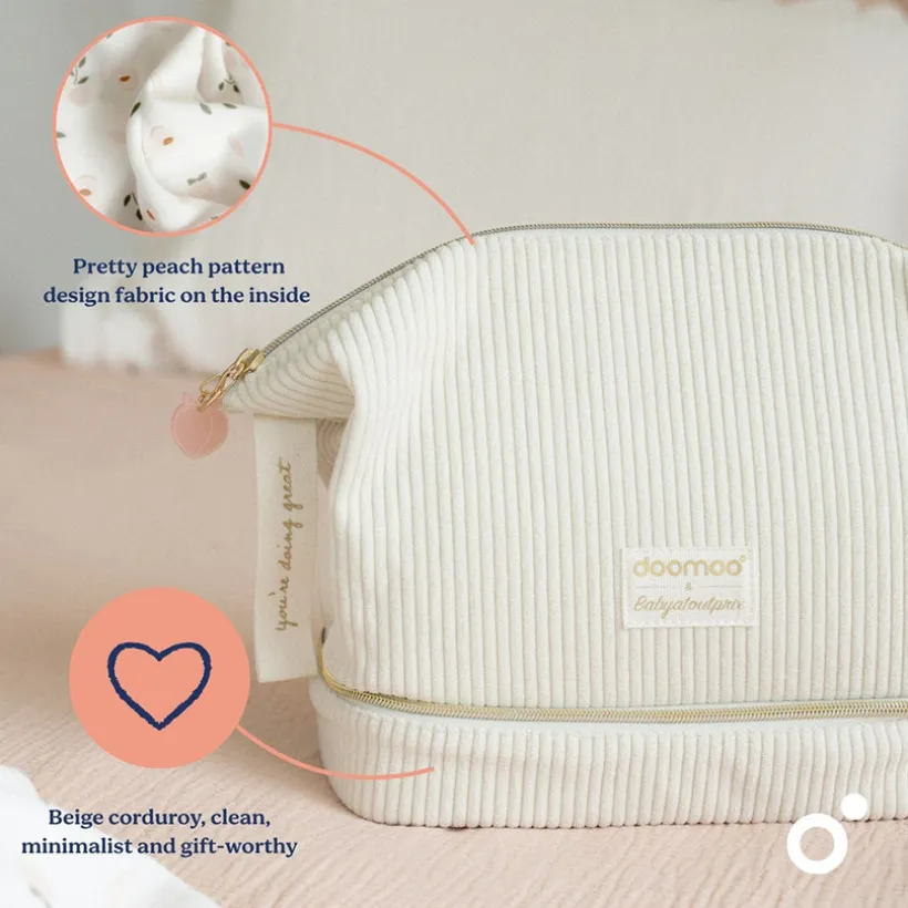 Trousse de maternité Mommy Vanity post-partum Sand