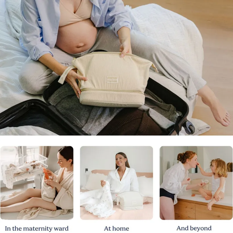 Trousse de maternité Mommy Vanity post-partum Sand