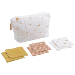 Trousse de toilette et carrés éponge Sunlight