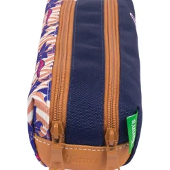 Trousse double "Les fantaisie Maina" - Violet