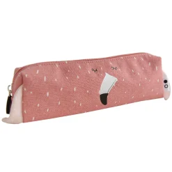 Trousse longue en coton - Mrs. Flamingo