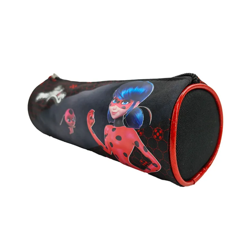 Trousse ronde double face LadyBug Miraculous/imprimé