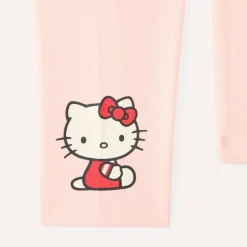 T-shirt fille manches longues oversize print Hello Kitty et ses amis