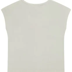 T-shirt manches courtes avec fleur effet pétales 3D pour fille