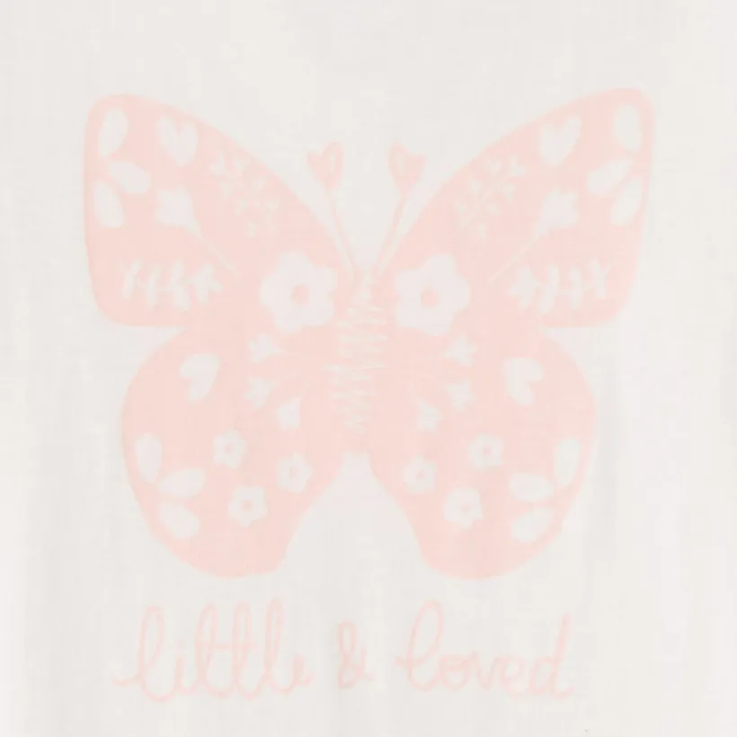 T-shirt manches courtes avec print fantaisie pour bébé fille