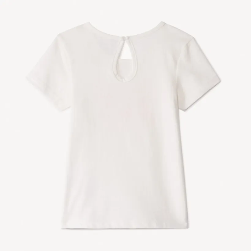 T-shirt manches courtes avec print fantaisie pour bébé fille