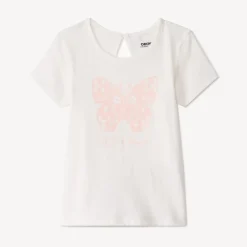 T-shirt manches courtes avec print fantaisie pour bébé fille
