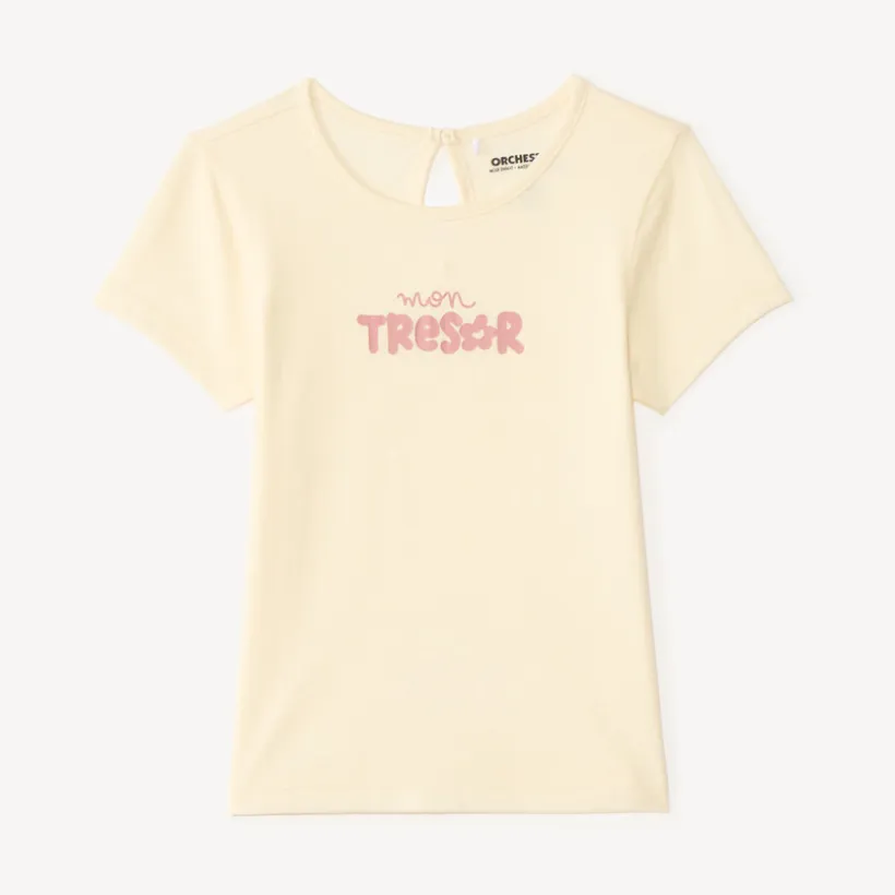 T-shirt manches courtes bébé fille print fantaisie