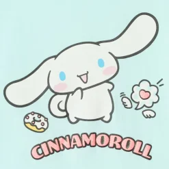 T-shirt manches courtes Cinnamoroll Hello Kitty pour fille