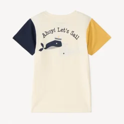 T-shirt manches courtes color block fantaisie pour bébé garçon