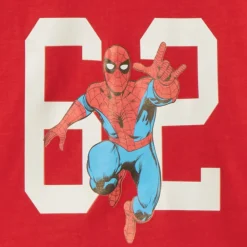 T-shirt manches courtes col V Spider-Man Marvel pour garçon