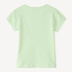 T-shirt manches courtes design fantaisie en perles pour fille