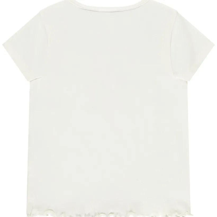 T-shirt manches courtes fantaisie tropical pour fille